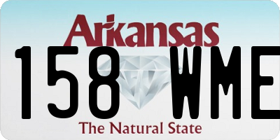 AR license plate 158WME