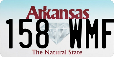 AR license plate 158WMF