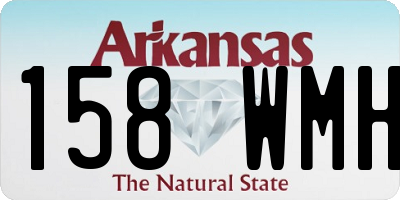 AR license plate 158WMH