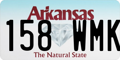 AR license plate 158WMK