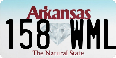 AR license plate 158WML