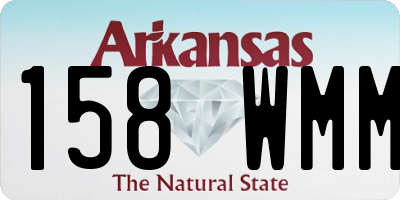 AR license plate 158WMM