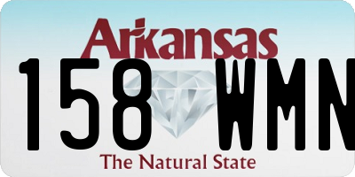 AR license plate 158WMN