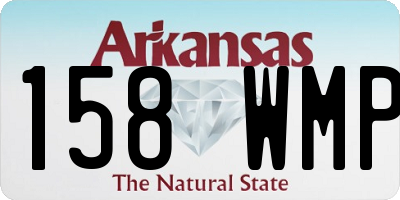 AR license plate 158WMP