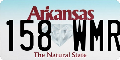 AR license plate 158WMR