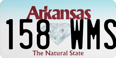 AR license plate 158WMS