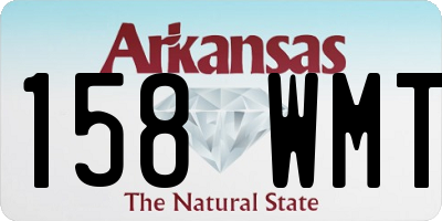 AR license plate 158WMT