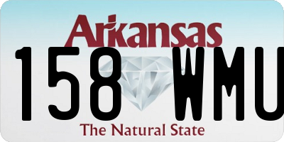 AR license plate 158WMU