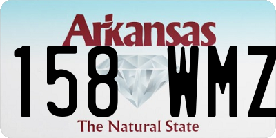 AR license plate 158WMZ