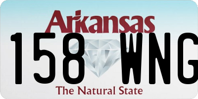 AR license plate 158WNG