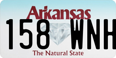 AR license plate 158WNH
