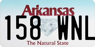 AR license plate 158WNL
