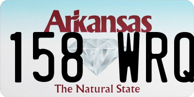 AR license plate 158WRQ