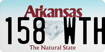 AR license plate 158WTH