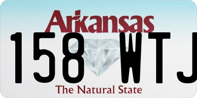 AR license plate 158WTJ