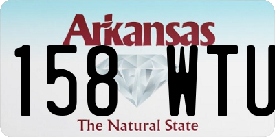 AR license plate 158WTU