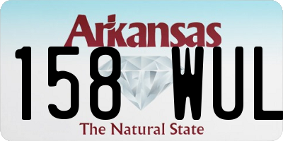 AR license plate 158WUL