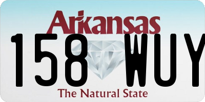 AR license plate 158WUY