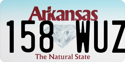 AR license plate 158WUZ