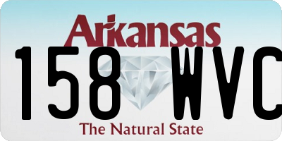 AR license plate 158WVC