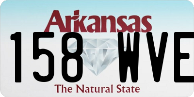 AR license plate 158WVE