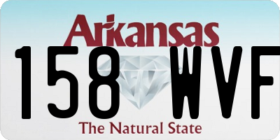 AR license plate 158WVF