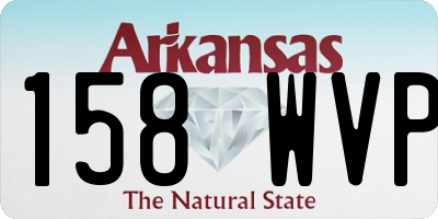 AR license plate 158WVP