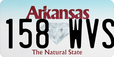 AR license plate 158WVS