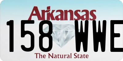AR license plate 158WWE