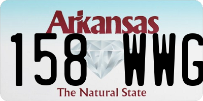 AR license plate 158WWG