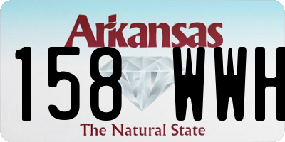 AR license plate 158WWH