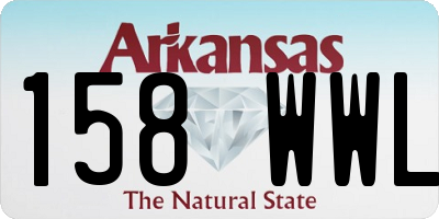 AR license plate 158WWL