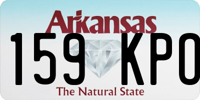 AR license plate 159KPO