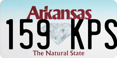 AR license plate 159KPS