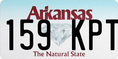 AR license plate 159KPT