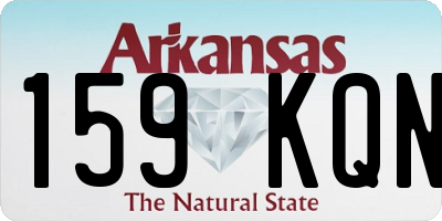 AR license plate 159KQN