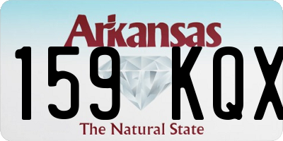 AR license plate 159KQX