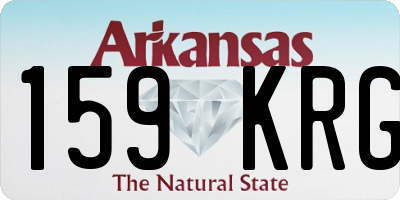 AR license plate 159KRG
