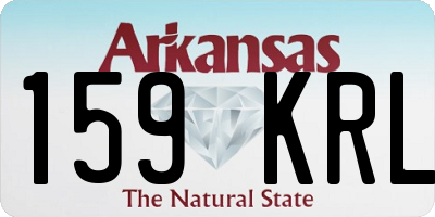 AR license plate 159KRL