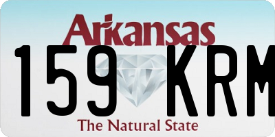 AR license plate 159KRM