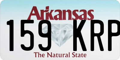 AR license plate 159KRP
