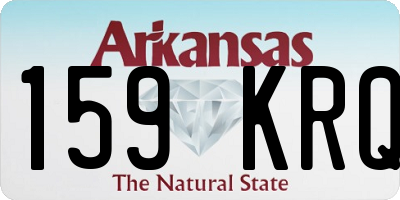 AR license plate 159KRQ