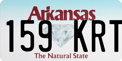 AR license plate 159KRT