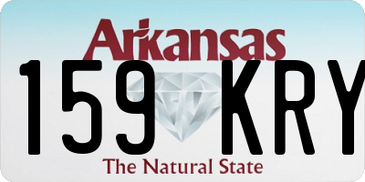 AR license plate 159KRY