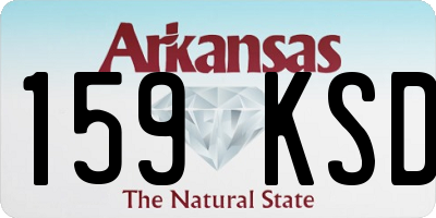 AR license plate 159KSD