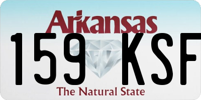 AR license plate 159KSF