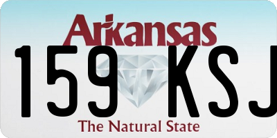 AR license plate 159KSJ