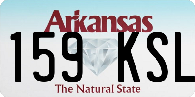 AR license plate 159KSL