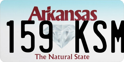 AR license plate 159KSM