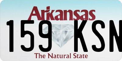 AR license plate 159KSN